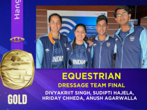 asian games historic gold for indian equestrian team