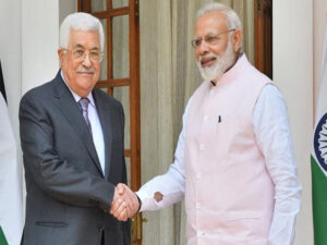 pm modi speaks to palestinian president says india will continue to send humanitarian assistance