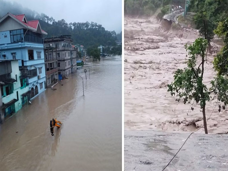 sikkim floods 23 soldiers missing after cloudburst