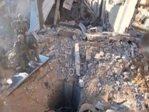 55 meter long tunnel found under gaza hospital