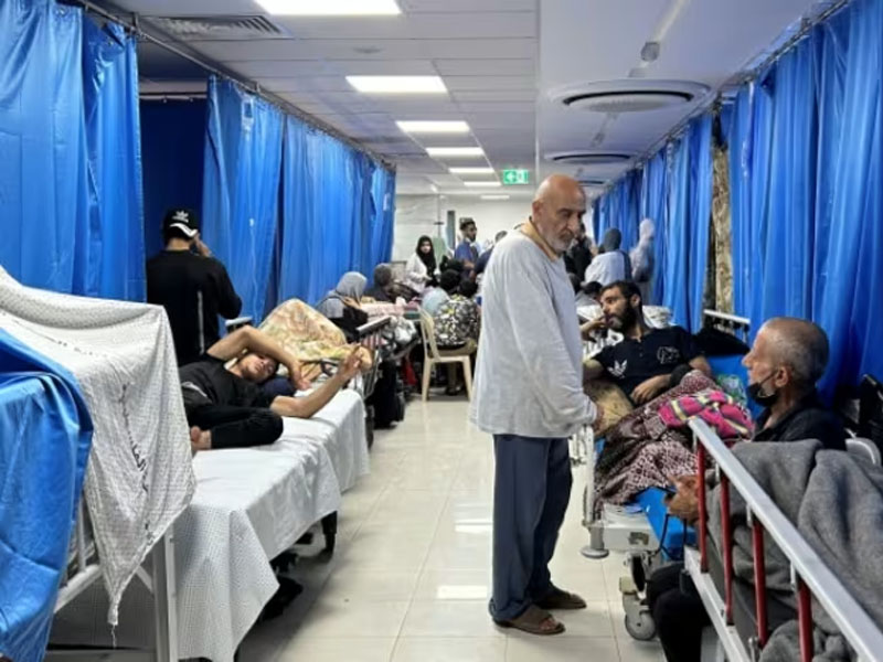 Gaza hospitals suspend operations