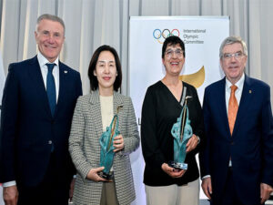 laura martinel and taesuk chang named as winners of ioc coaches lifetime achievement awards 2023