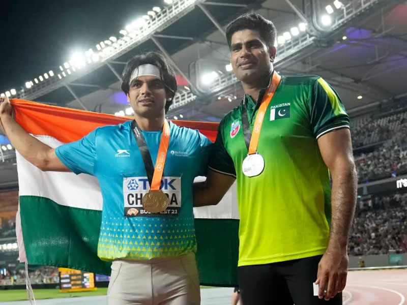 neeraj chopra and arshad nadeem