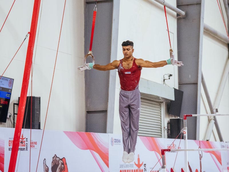 Dipa Karmakar Pranati Das Rakesh Kumar Patra and Gaurav Kumar ace at Senior Artistic Gymnastics National Championship 1