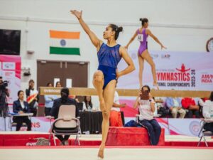 Dipa Karmakar Pranati Das Rakesh Kumar Patra and Gaurav Kumar ace at Senior Artistic Gymnastics National Championship