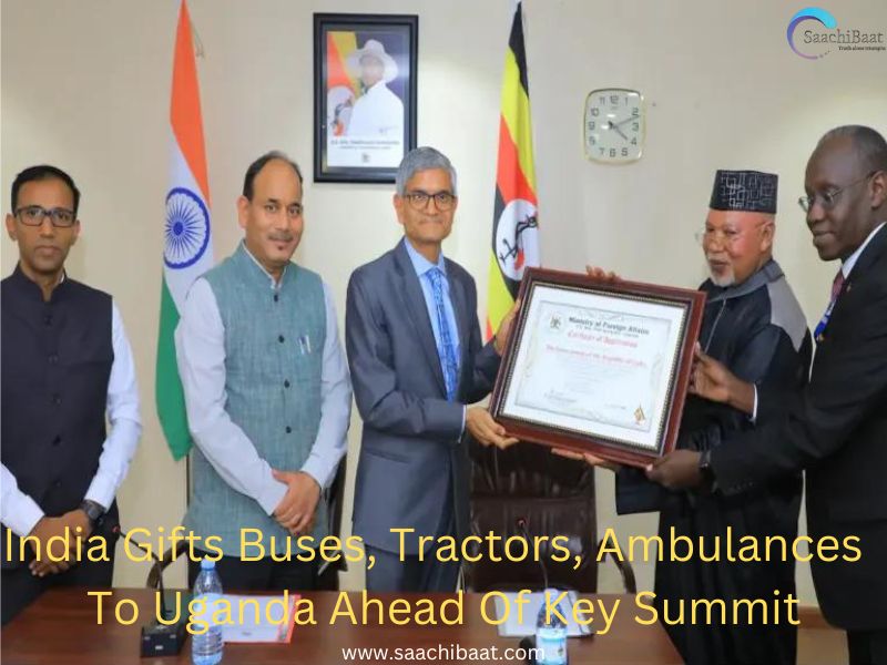 India Gifts Buses Ambulances To Uganda Key Summit