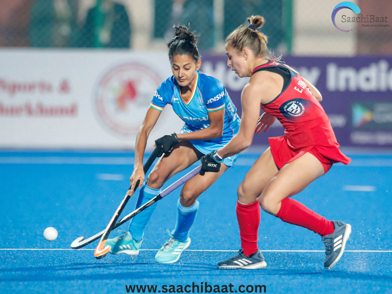 Indian Womens Hockey Team Goes Down 0 1 Against United States Saachi Baat 8977