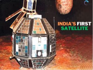ISRO built India's first satellite, Aryabhata, which was launched by the Soviet Union on 19 April 1975