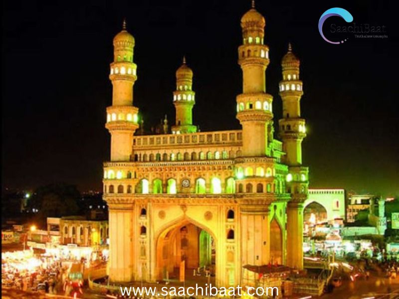 The Charminar built in 1591 CE