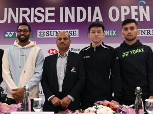 The India Open 2024 badminton tournament in New Delhi