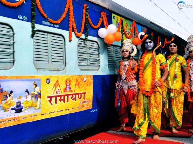 External Affairs and Culture Meenakashi Lekhi flagged off 'Shri Ramayan Yatra',