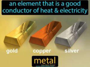 Gold is a chemical element. . Compared to other metals
