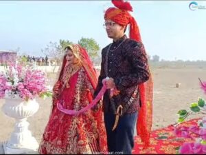 IPS groom took IAS bride in helicopter