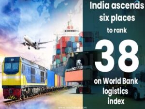 India ranks 38th out of 139 countries in the World Banks Logistics Performance Index Report LPI 2023