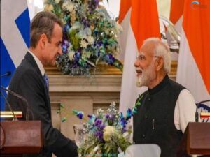 PM Modi and Kyriakos Mitsotakis