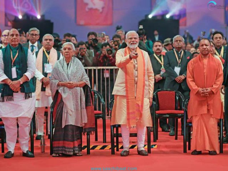 PM Modi launches 14,000 projects across UP worth over 10 lakh crore rupees