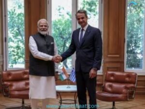 Prime Minister of Greece Kyriakos Mitsotakis will be on a two day State visit to India from 21st February