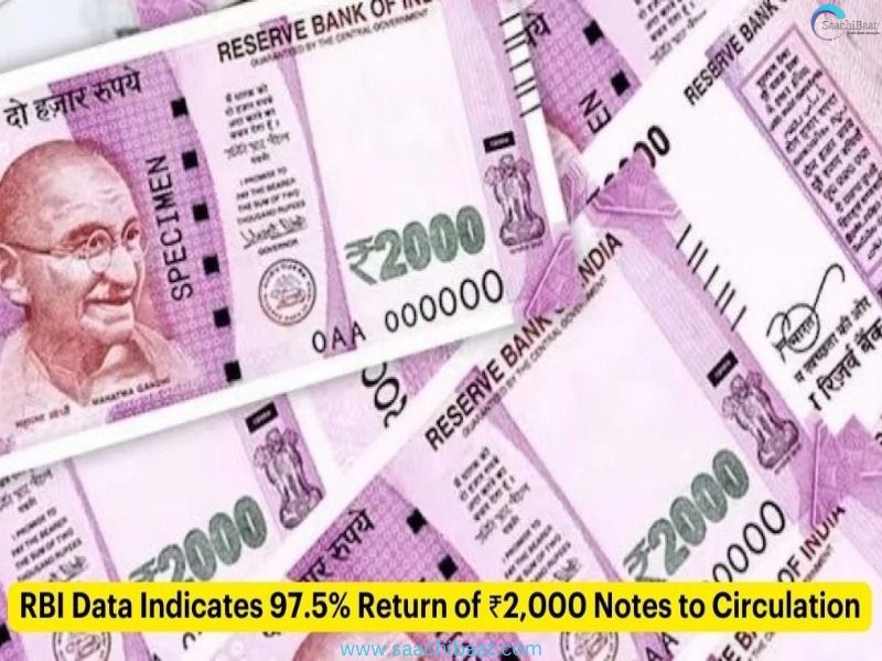 RBI recently revealed that a staggering 97.38 per cent of ₹2000 notes