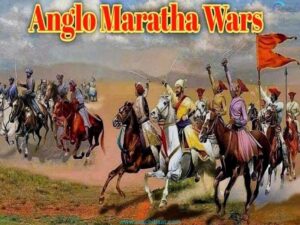 The Anglo Maratha Wars were three wars fought in the Indian subcontinent between the Maratha Empire and the British East India