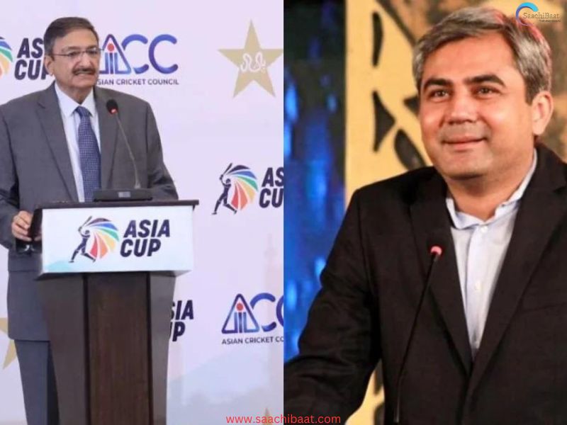 Zaka Ashraf as the new chairman of the Pakistan Cricket Board