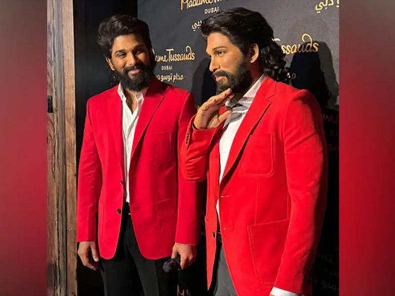 Allu Arjuns Wax Figure Unveiled at Madame Tussauds Dubai