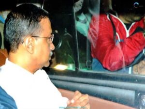 Arvind Kejriwal after the Enforcement Directorate arrested
