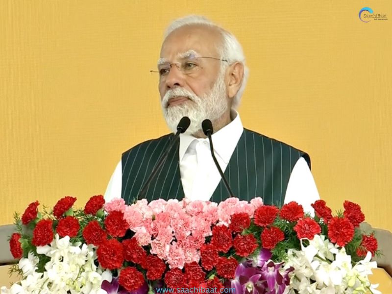 PM Modi layed foundation stone