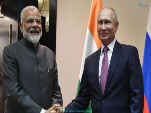 Prime Minister Narendra Modi on Monday congratulated Vladimir Putin