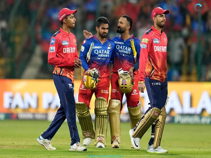 ROYAL CHALLENGERS BENGALURU won by 4 wkts