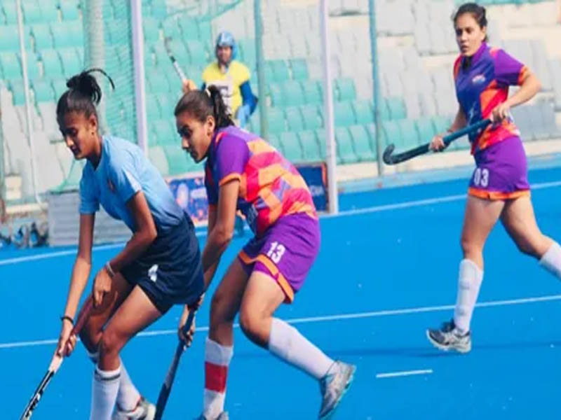 day 2 of the 2nd khelo india sub junior womens hockey league