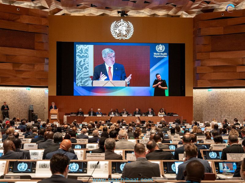 IOC President at World Health Assembly