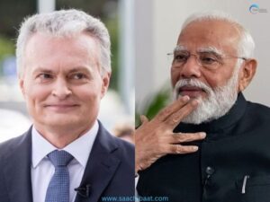 PM Narendra Modi congratulated President of Lithuania