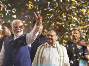 The BJP led NDA won 292 seats