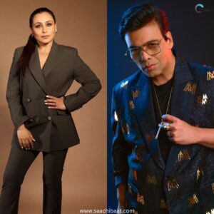 Rani Mukerji and Karan Johar