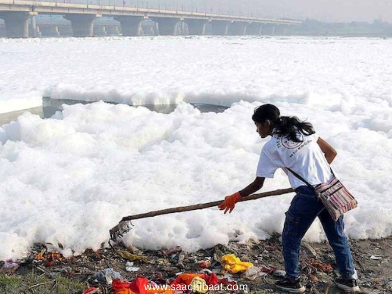 delhi water polution