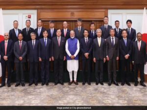 prime minister narendra modi meets japanese business delegation