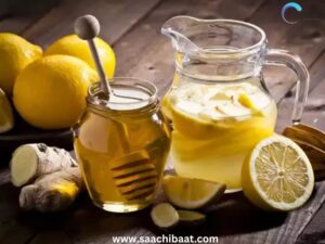 LEMON AND HONEY WATER