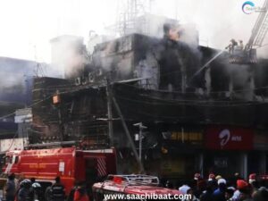 Delhi Electronics Shop Fire