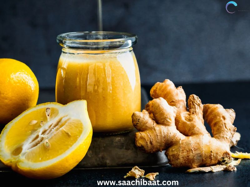 Honey mixed with ginger