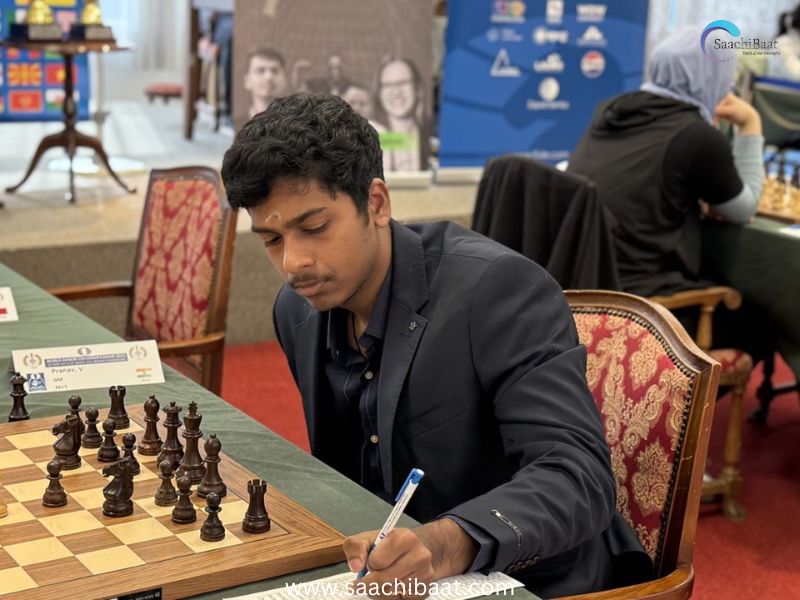 World Junior Champion Pranav Venkatesh