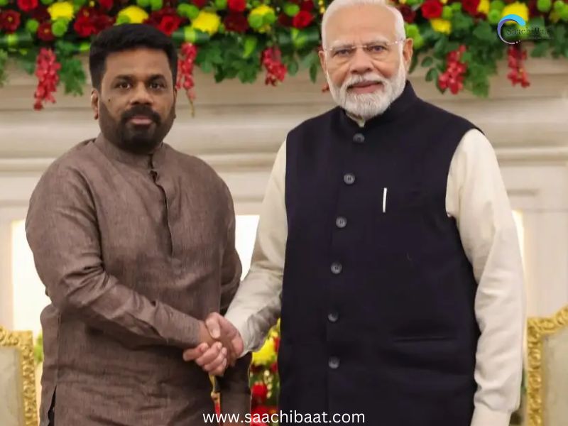 President of Sri Lanka Anura Kumara with PM Modi