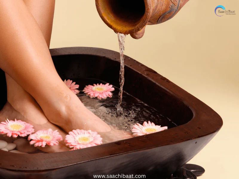 Immersing your feet