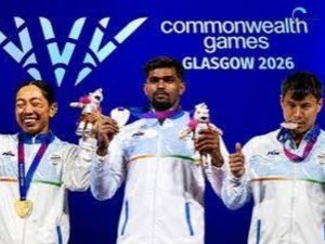 рдХреЙрдордирд╡реЗрд▓реНрде рдЧреЗрдореНрд╕ 2026: рднрд╛рд░рдд рдиреЗ рдПрдХ рджрд┐рди рдореЗрдВ рдЬреАрддреЗ рдЪрд╛рд░ рдкрджрдХ, рд╢рд░реНрдорд┐рд▓рд╛ рдиреЗ рджрд┐рд▓рд╛рдпрд╛ рдЧреЛрд▓реНрдб рддреЛ рд╕рд░реНрд╡реЗрд╢ рдФрд░ рдЕрдЬрдп рдмрд╛рдмреВ рдиреЗ рдЬреАрддреЗ рд╕рд┐рд▓реНрд╡рд░ 2 Commonwealth