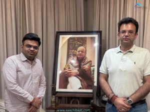 ICC chairperson Jay Shah pays homage to late Shri Arun Jaitley on the eve of his 7th death anniversary 8 Jay shah